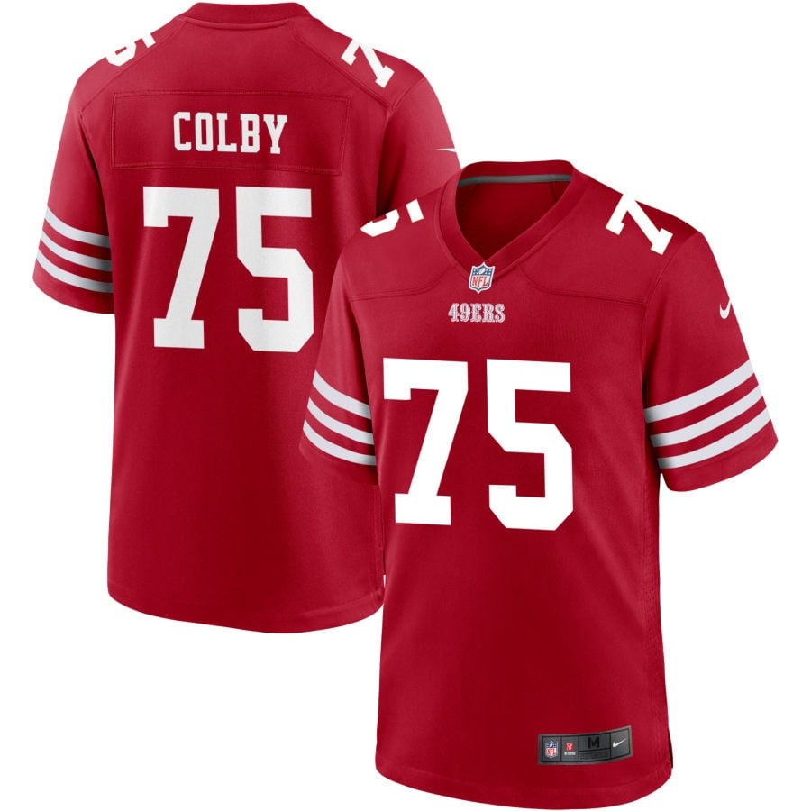 Connor Colby San Francisco 49ers 2025 Jersey - Scarlet