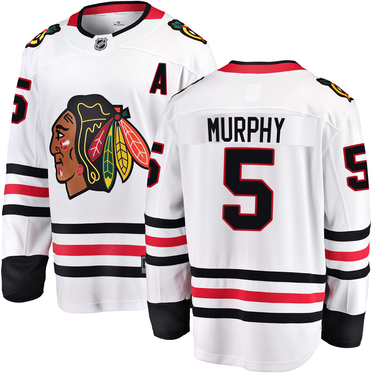 Connor Murphy Chicago Blackhawks 2025 Road Breakaway White Jersey