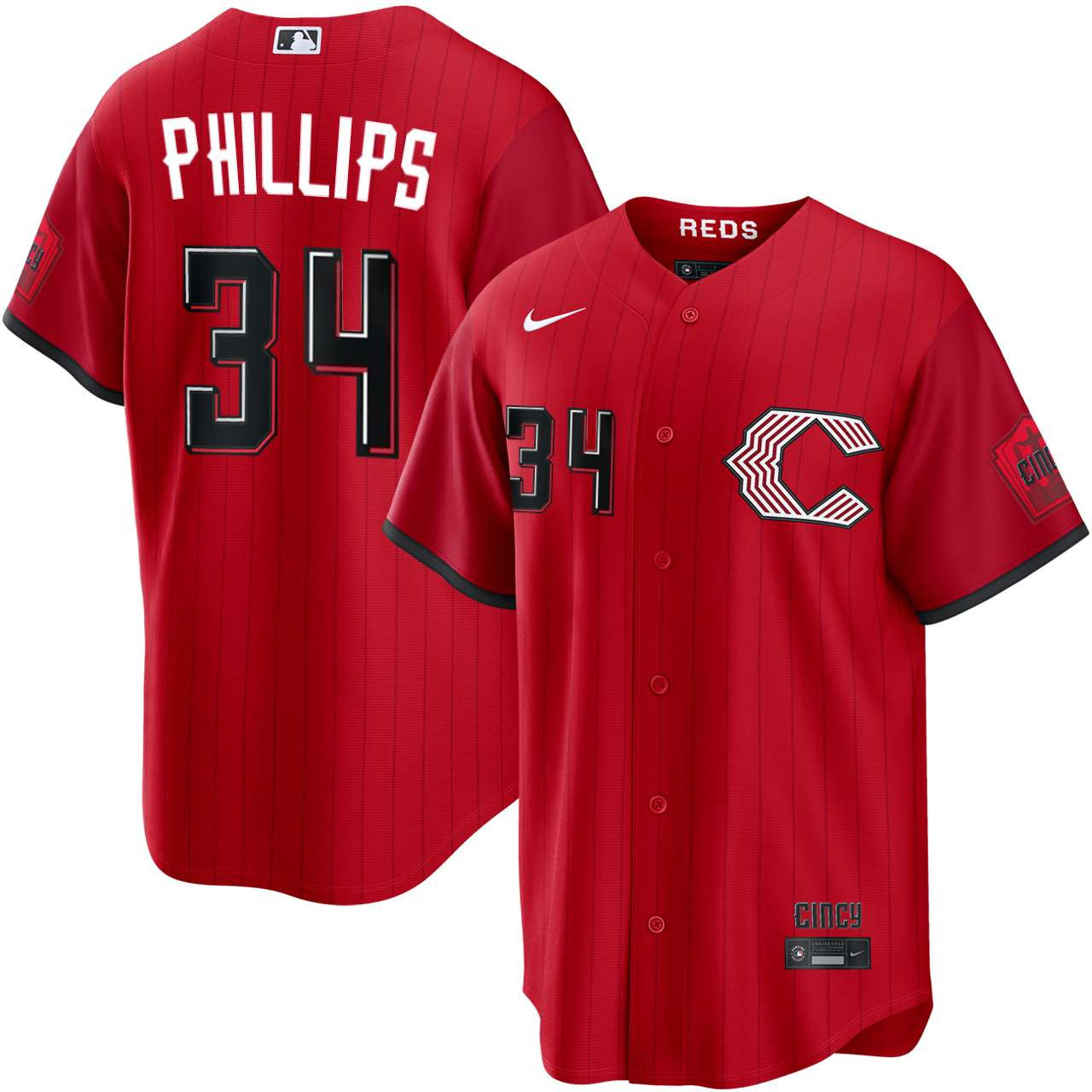 Connor Philips Cincinnati Reds 2026 City Connect Limited Jersey - Red