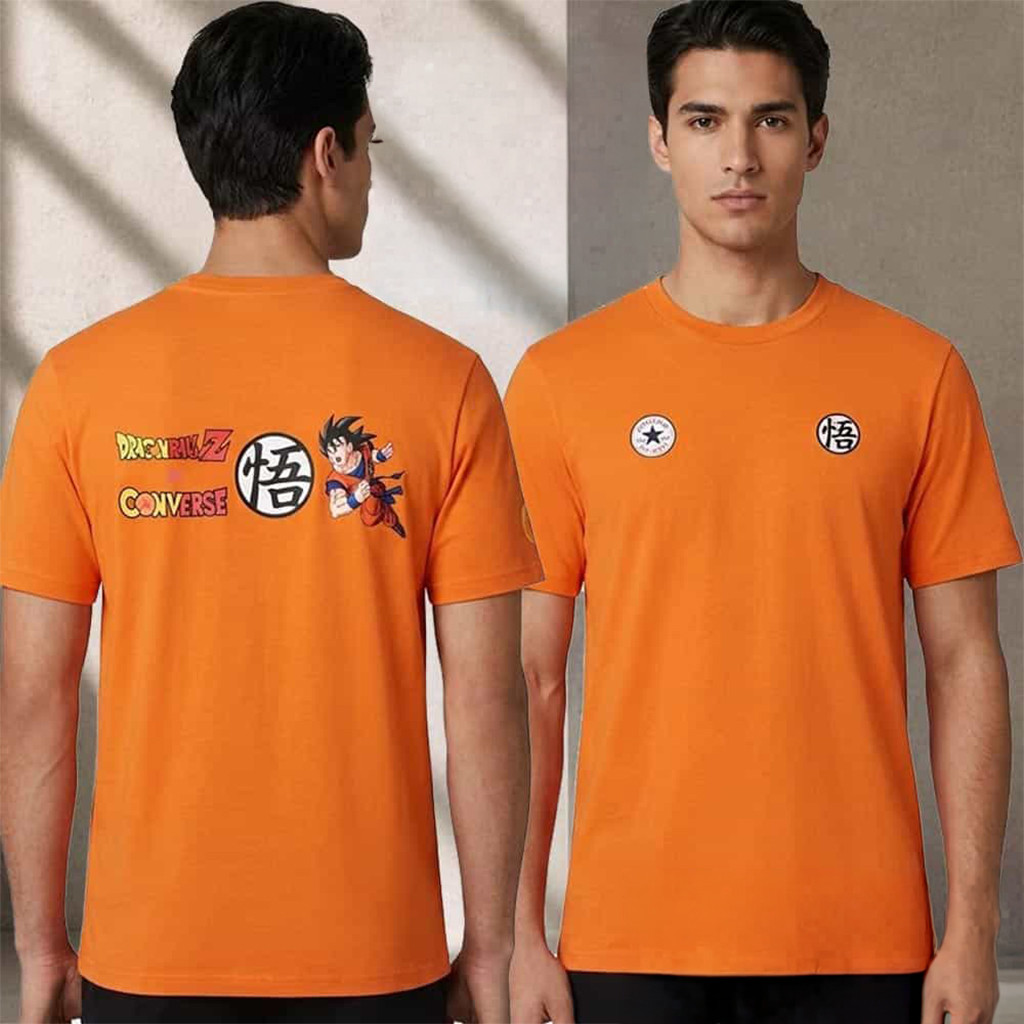 Converse X Dragon Ball Z Goku T-Shirt Dragonball Merch Gift For Anime Fans