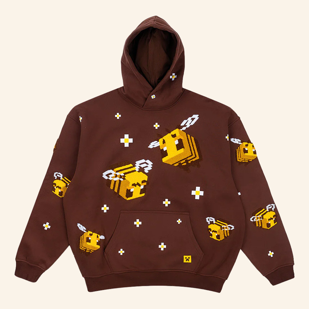 Cool Shirtz Merch Very Cool X Minecraft Hoodie Bee Hoodie Birthday Gift For Son
