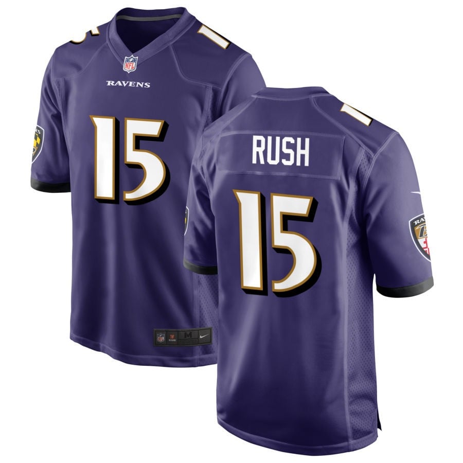Cooper Rush Baltimore Ravens 2025 Game Jersey - Purple