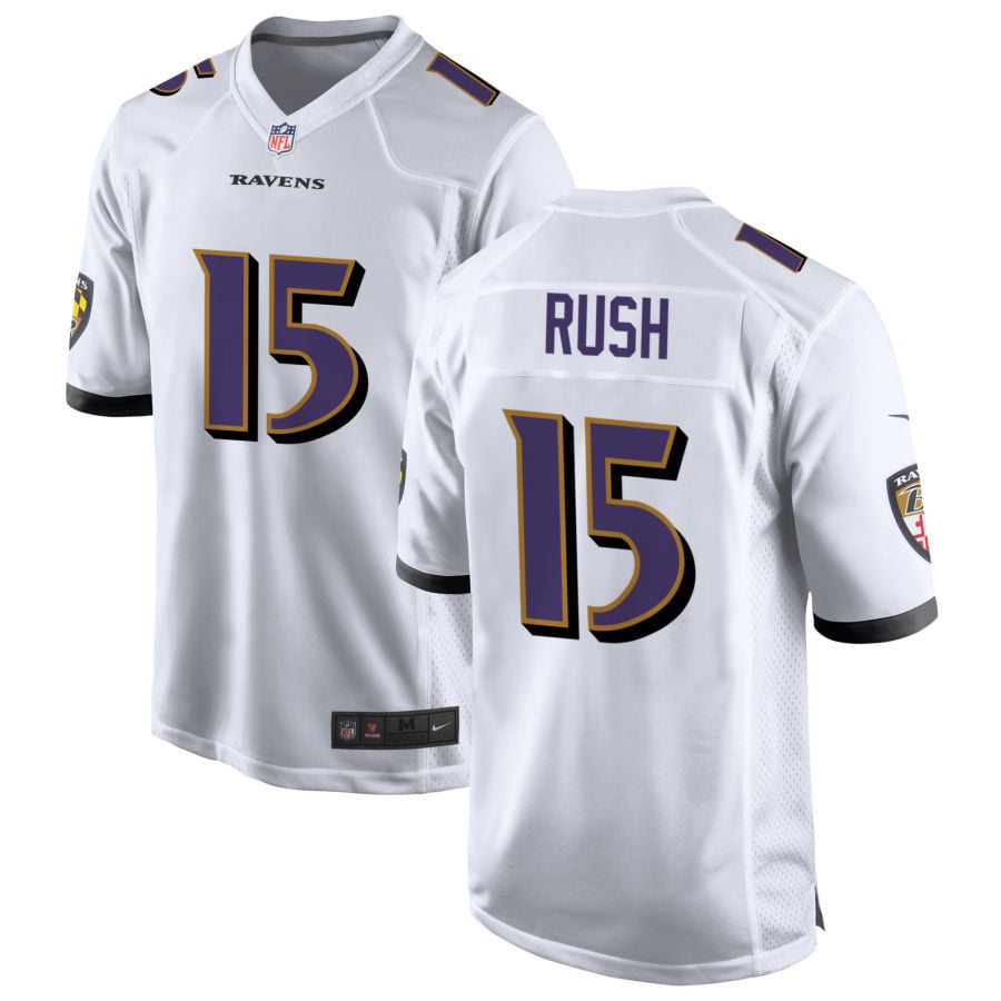 Cooper Rush Baltimore Ravens 2025 Game Jersey - White