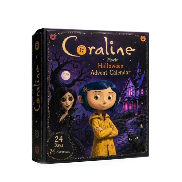 Coraline X Halloween Advent Calendar 24 Surprise Sets 2026 Coraline Movie Merch Gift For BFF - Image 2