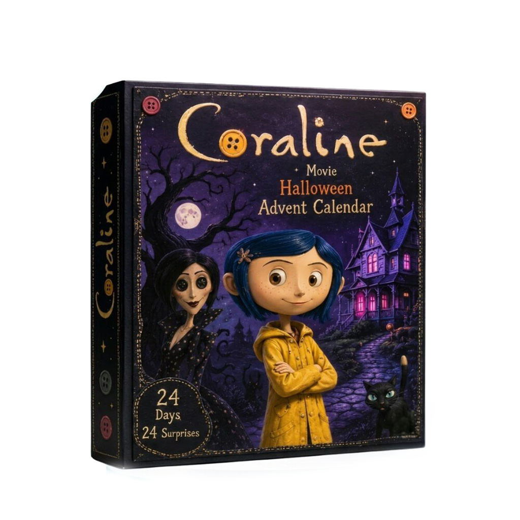 Coraline X Halloween Advent Calendar 24 Surprise Sets 2026 Coraline Movie Merch Gift For BFF