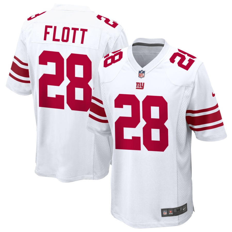 Cor'Dale Flott New York Giants 2025 Game Jersey - White