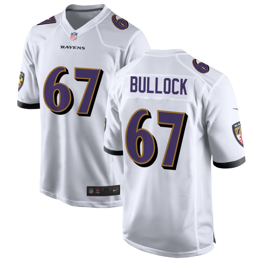 Corey Bullock Baltimore Ravens 2025 Game Jersey - White
