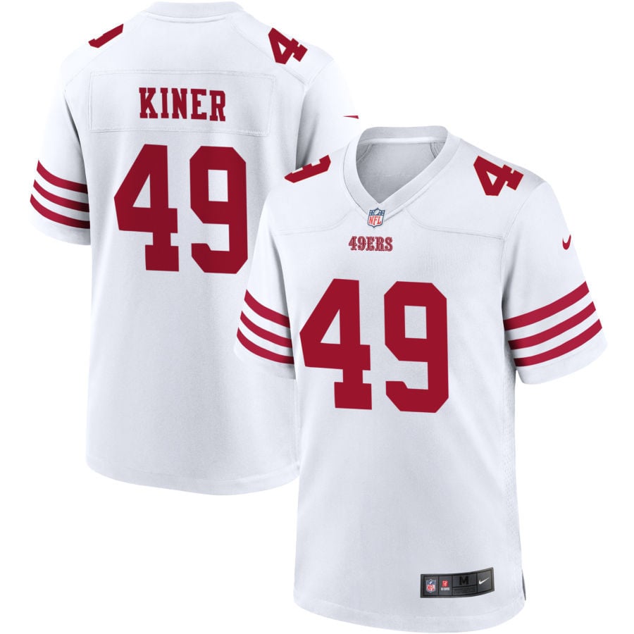 Corey Kiner San Francisco 49ers 2025 Game Player Jersey - White