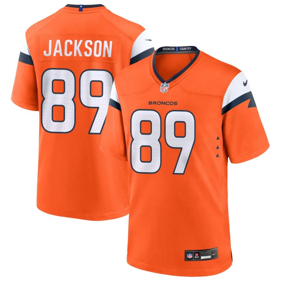 Courtney Jackson Denver Broncos 2025 Game Jersey - Orange