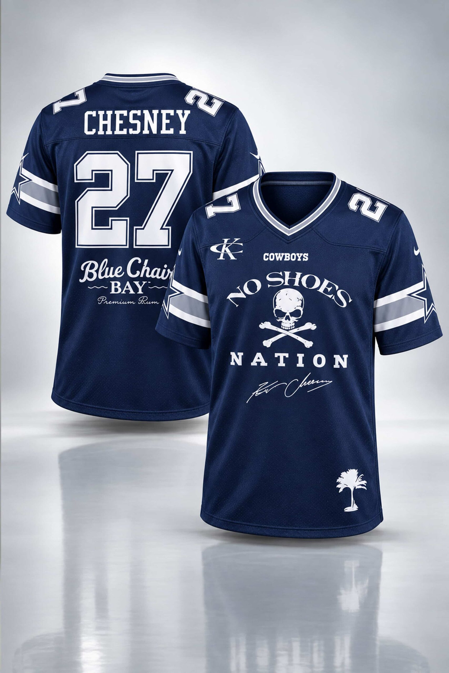 Cowboys X Kenny Chesney The Original Vibe Room Tour 2027 Jersey No Shoes Nation Mech