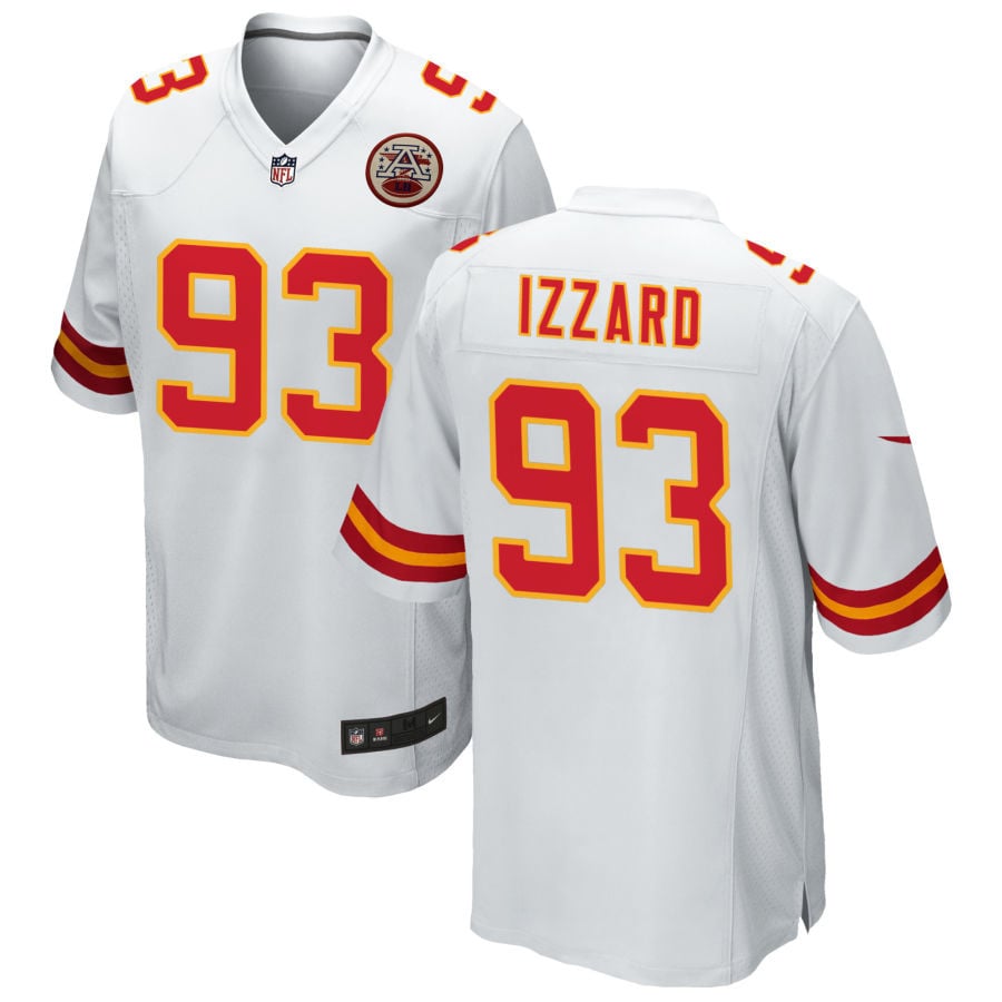 Coziah Izzard Kansas City Chiefs 2025 Game Jersey - White