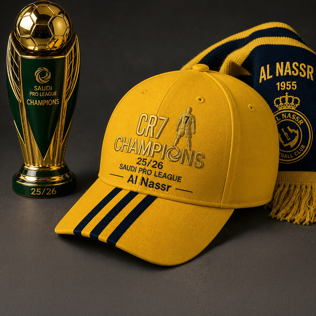 CR7 Champions 25 26 Saudi Pro League Hat Cristiano Ronaldo Merch Gifts For Football Fans