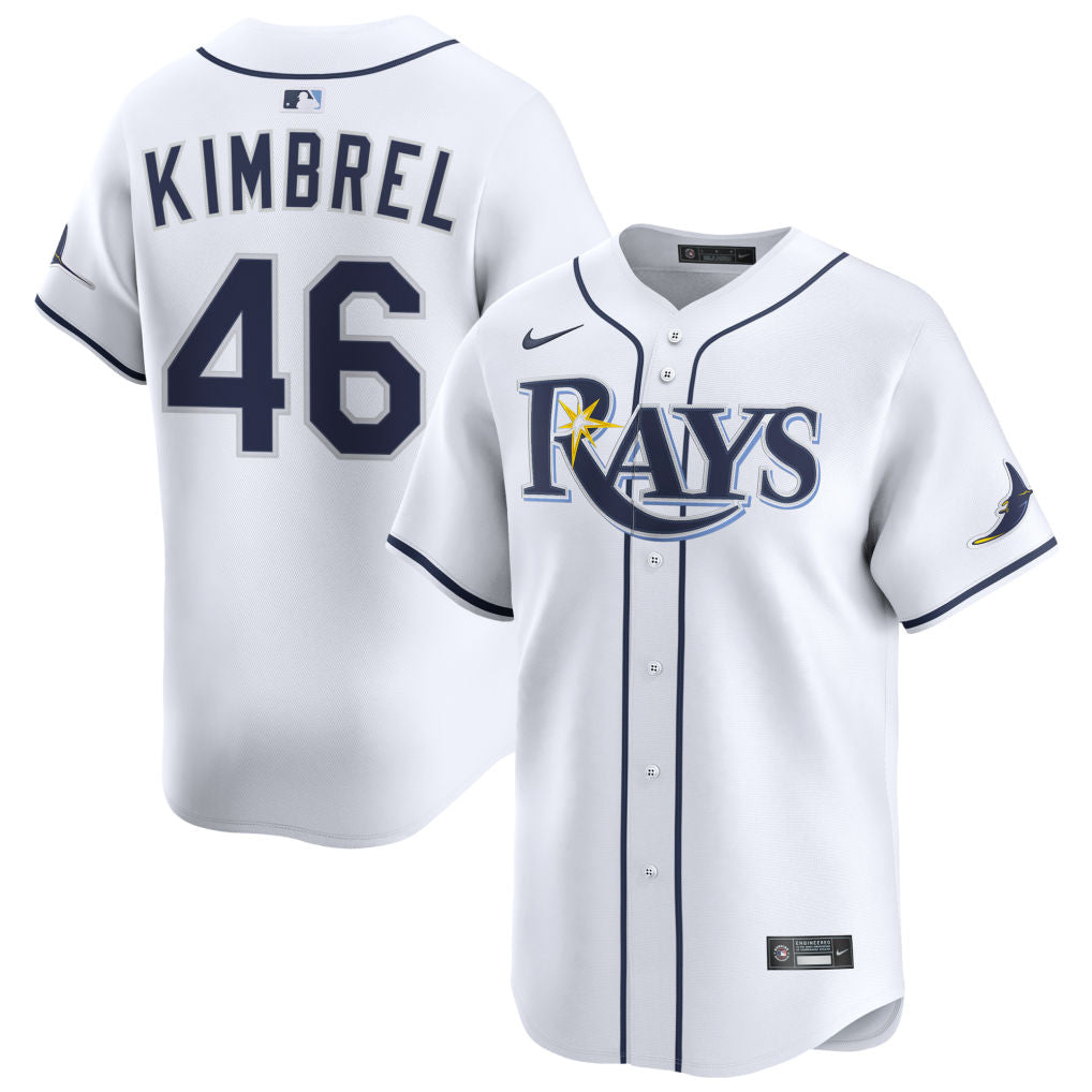 Craig Kimbrel Tampa Bay Rays 2026 Home Limited Jersey - White