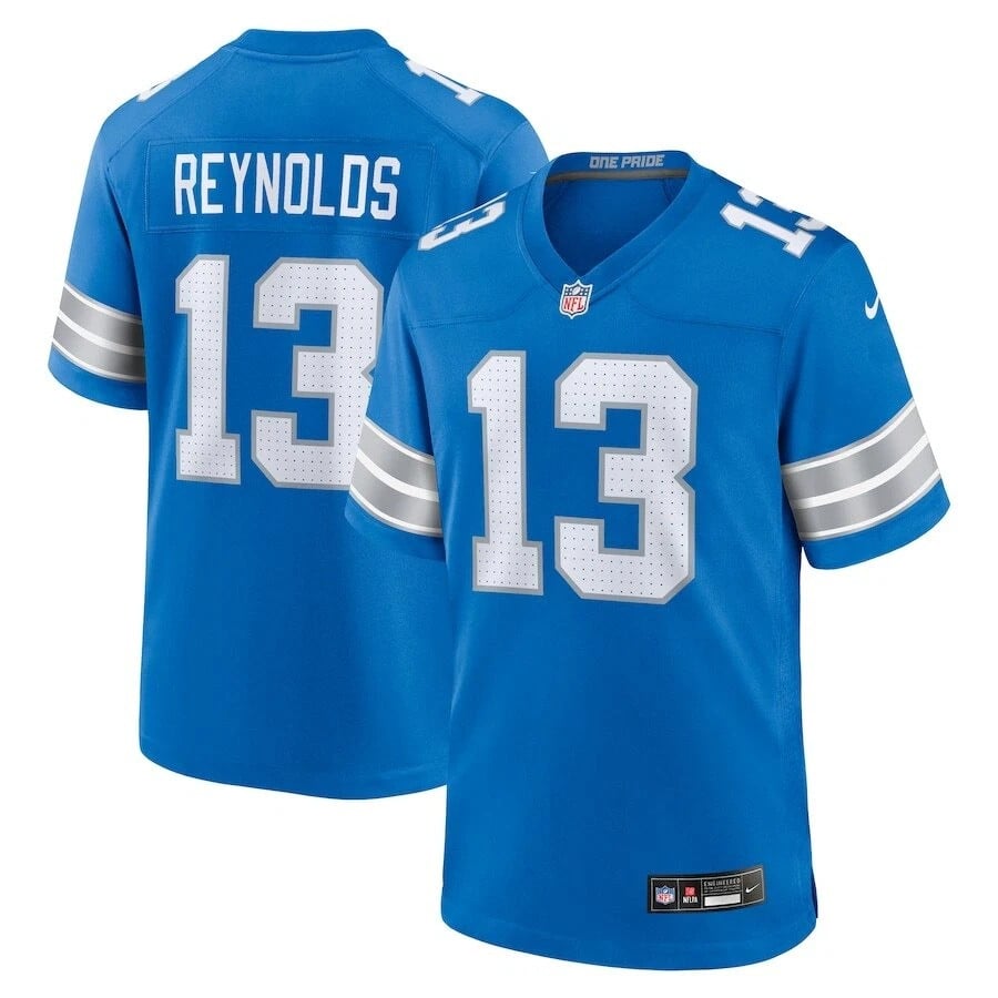 Craig Reynolds Detroit Lions 2025 Player Game Jersey - Blue