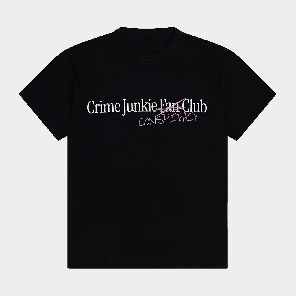 Crime Junkie Merch Audiochuck 2026 Conspiracy Club Shirt Fan Club T-Shirt Gift For Friends