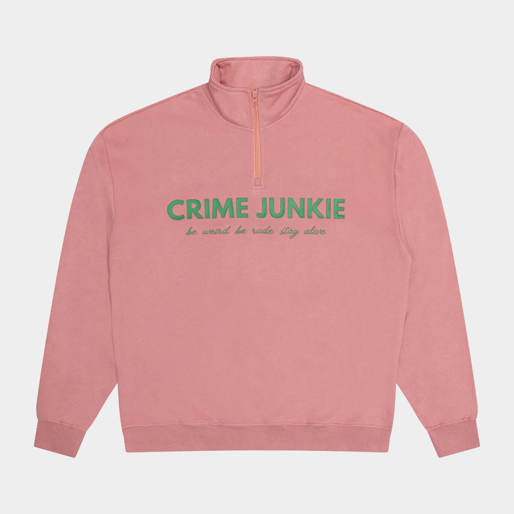 Crime Junkie Merch Audiochuck 2026 Life Rule #5 Quarter Zip Shirt Gift Ideas For Sisters