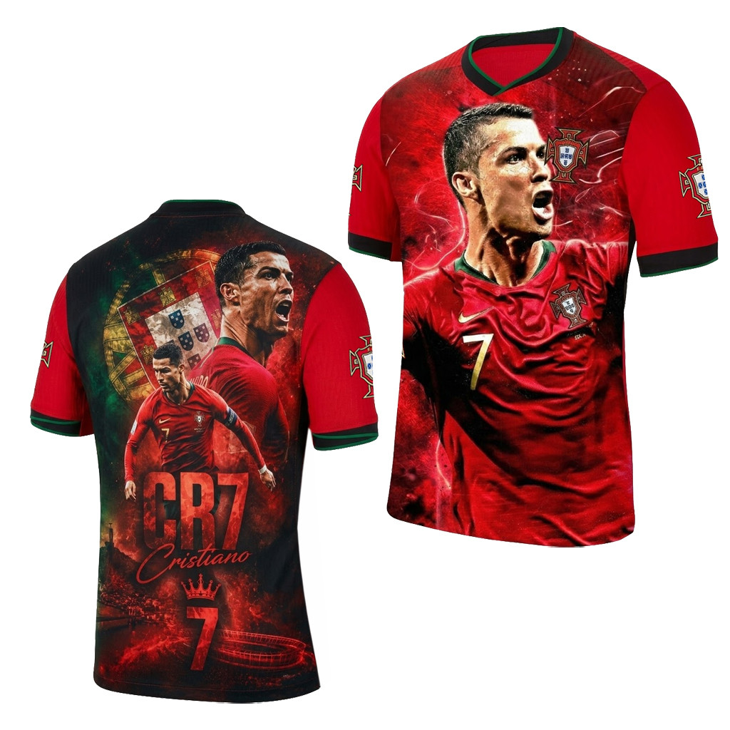 Cristiano Ronaldo Merch Portugal World Cup #7 Cristiano Ronaldo Jersey CR7 Merch Fan Gifts