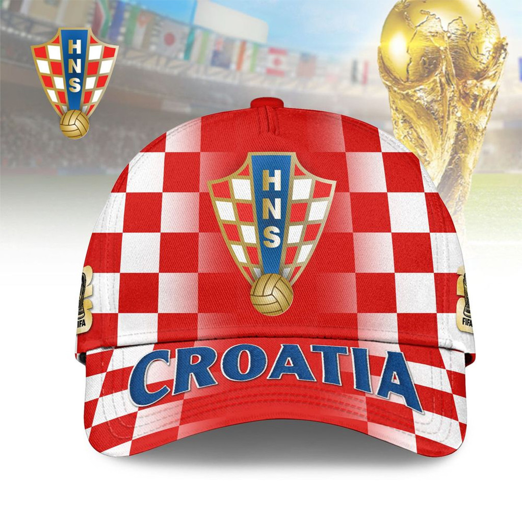 Croatia FIFA World Cup 2026 Stadium Energy Hat Croatia National Team Merch Gift For Fans