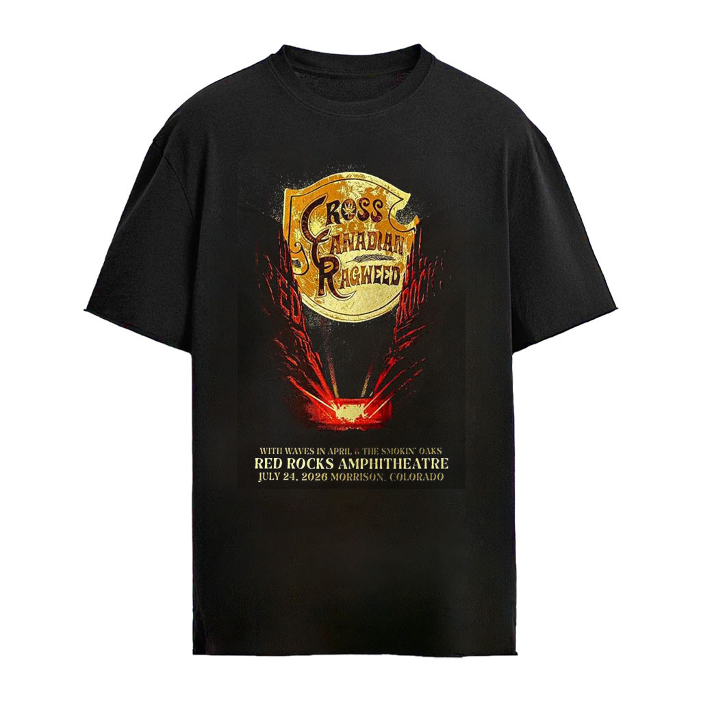 Cross Canadian Ragweed July 24 2026 Red Rocks Live Poster Shirt