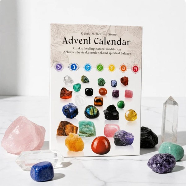 Crystals Advent Calendar 2026 24 Days Of Christmas Ornaments Xmas Gifts For Friends - Image 2