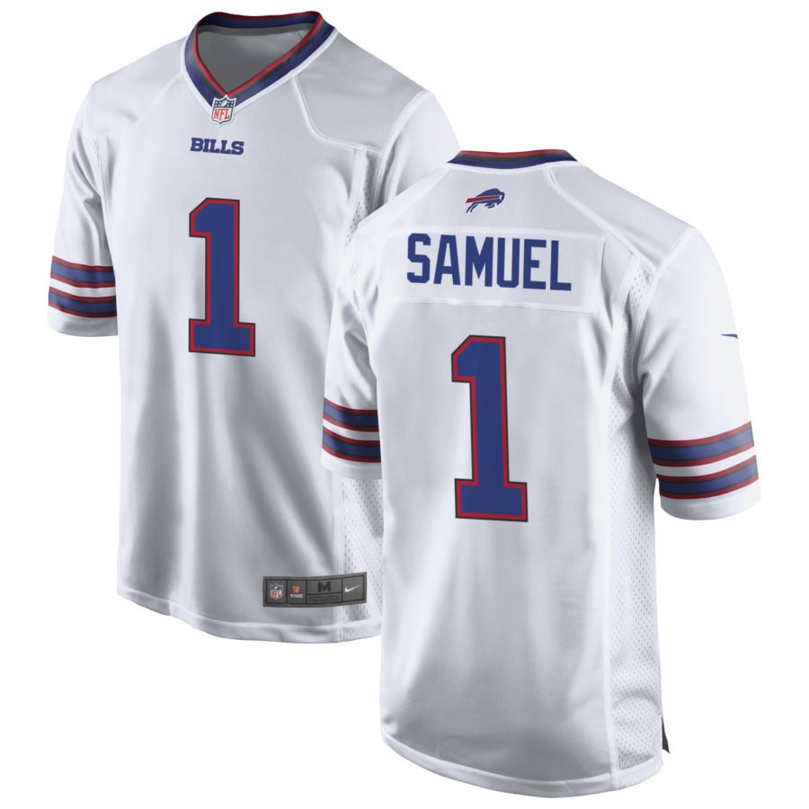 Curtis Samuel Buffalo Bills 2025 Game Jersey - White