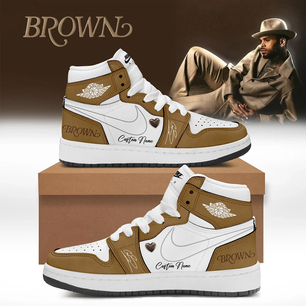 Custom Chris Brown Brown Album Sneakers 2026 Chris Brown Merch Signature Gift For Friends