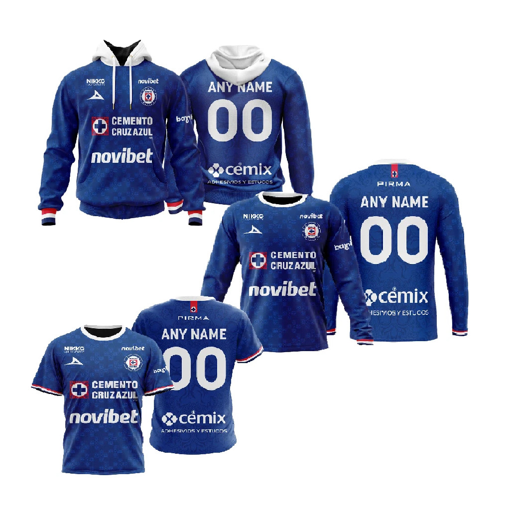 Custom Cruz Azul Campeon Merch 2026 Cruz Azul Liga Cemento Hoodie Gift For Football Fans