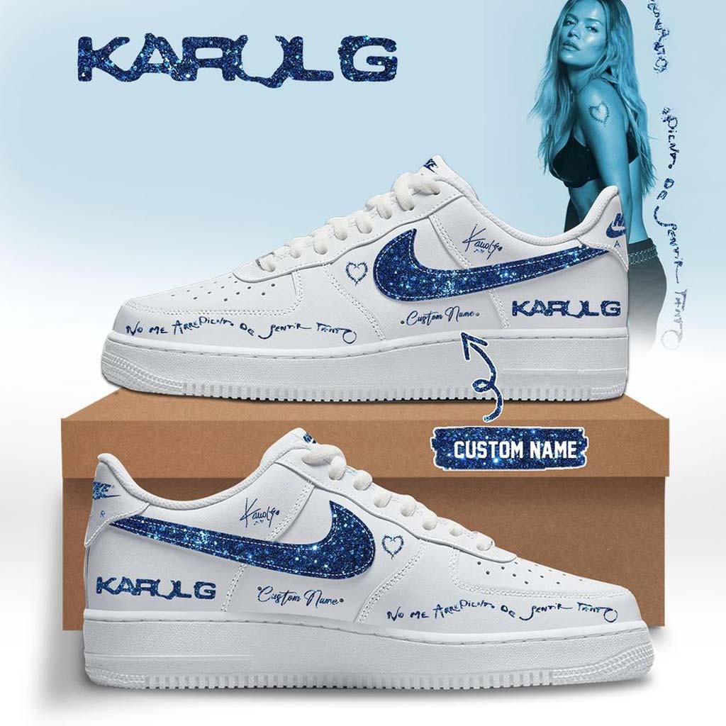 Custom Karol G Merch Album No Me Arrepiento de Sentir Tanto 2026 Shoes Gift Ideas For Music Lovers