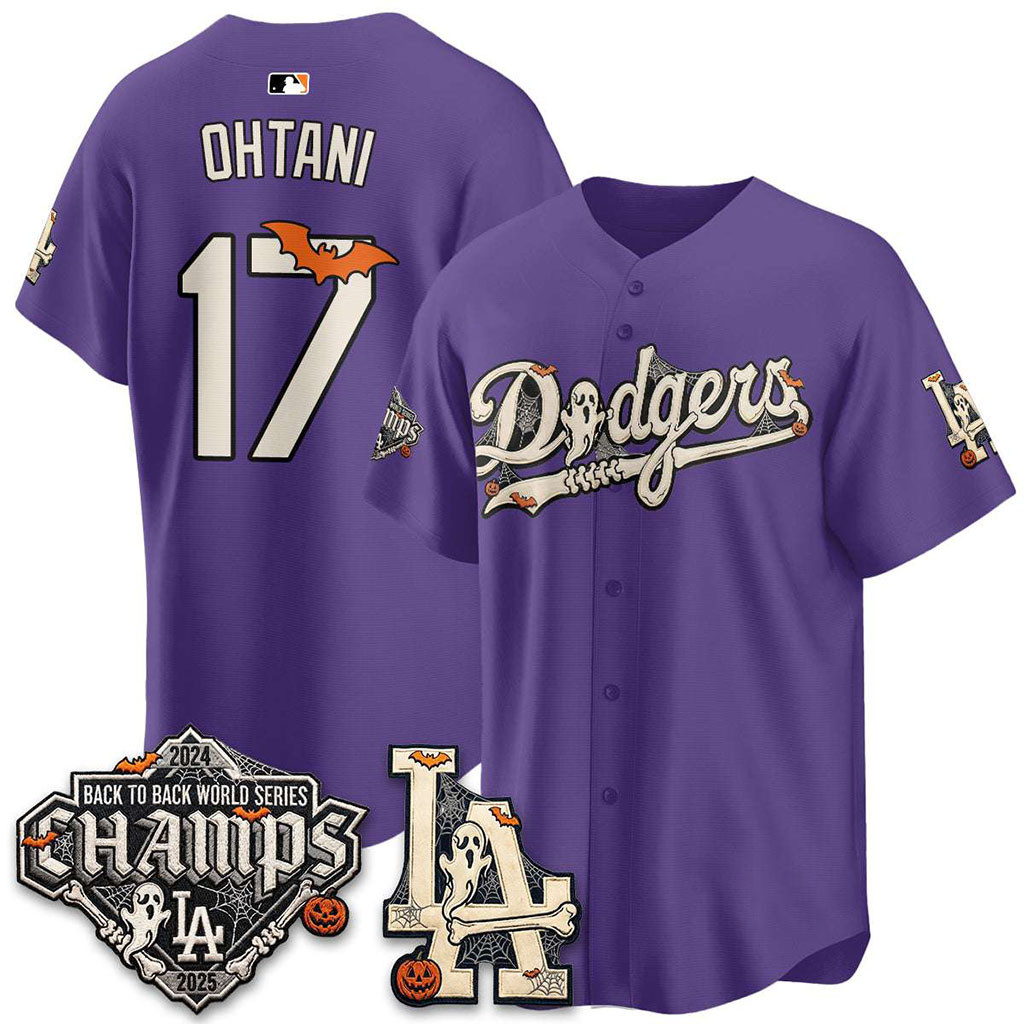 Custom Los Angeles Dodgers Halloween Nightmare Edition Vapor Jersey LA Dodgers Merch Fan Gear