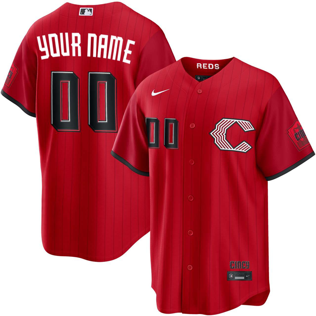 Custom Name Cincinnati Reds 2026 City Connect Limited Jersey - Red