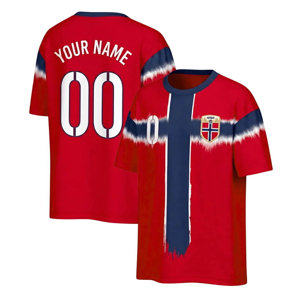 Custom Norway World Cup 2026 Merch Norway National Team Jersey Football Fan Apparel Best Gifts