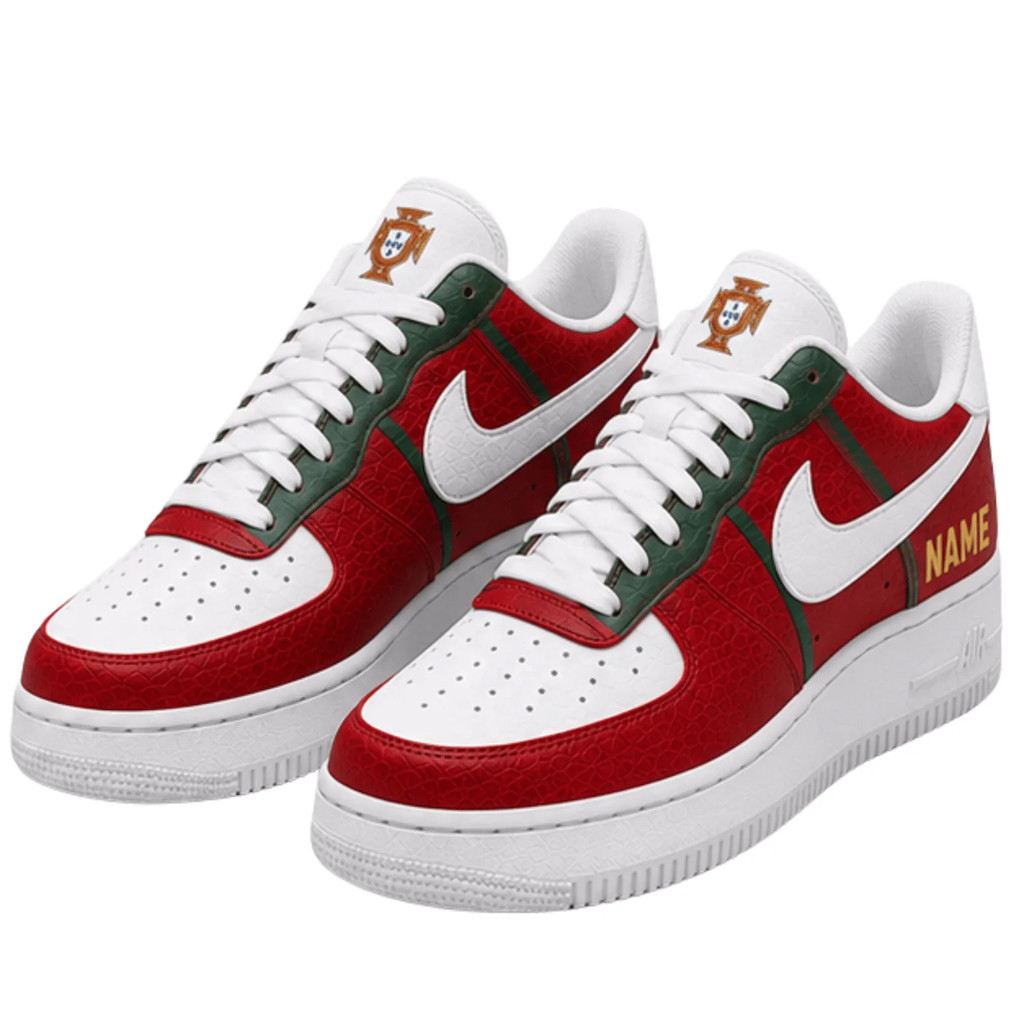 Custom Portugal World Cup 2026 Merch Portugal National Team Shoes Sneakers Football Fan Gifts