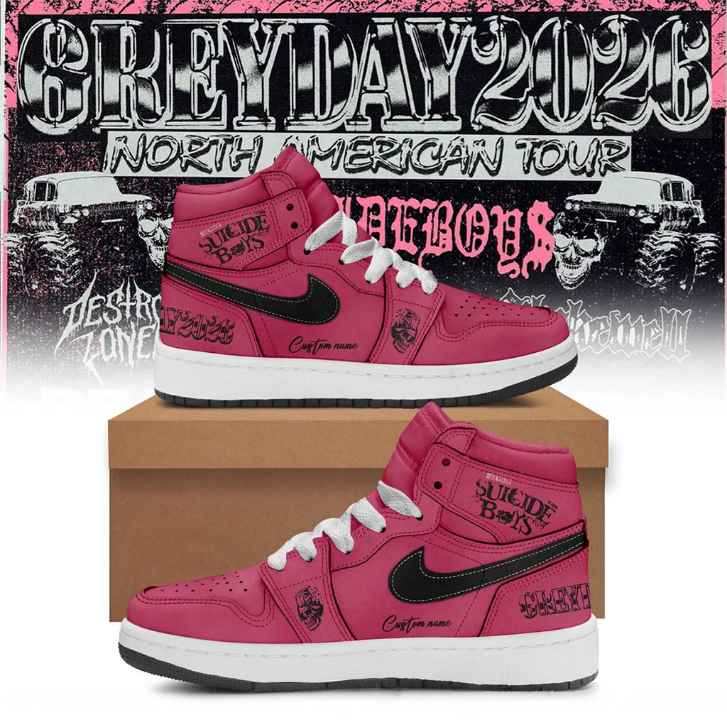Custom Suicideboys Merch Grey Day 2026 North American Tour High Top Shoes Gifts For Him