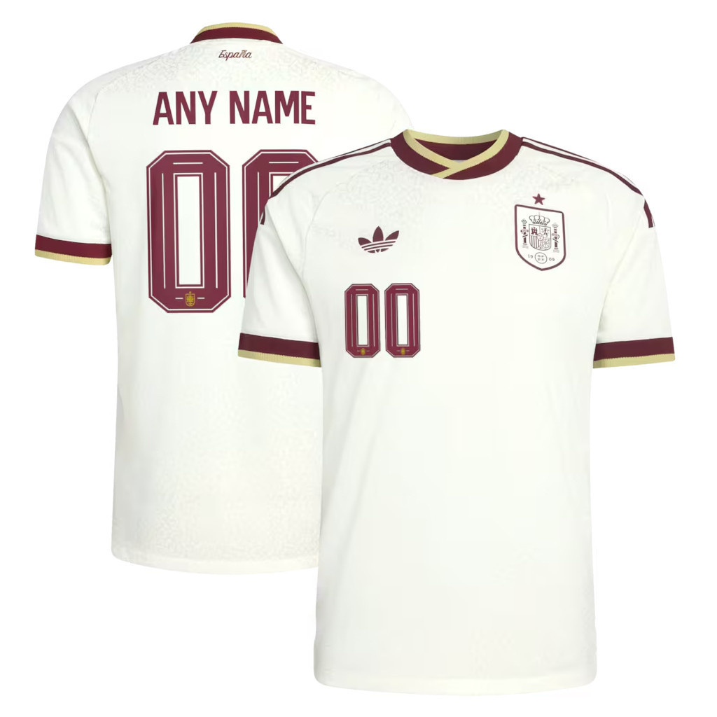 Custom World Cup 2026 Merch Spain National Team Away On-Field Jersey Gifts For Football Fans