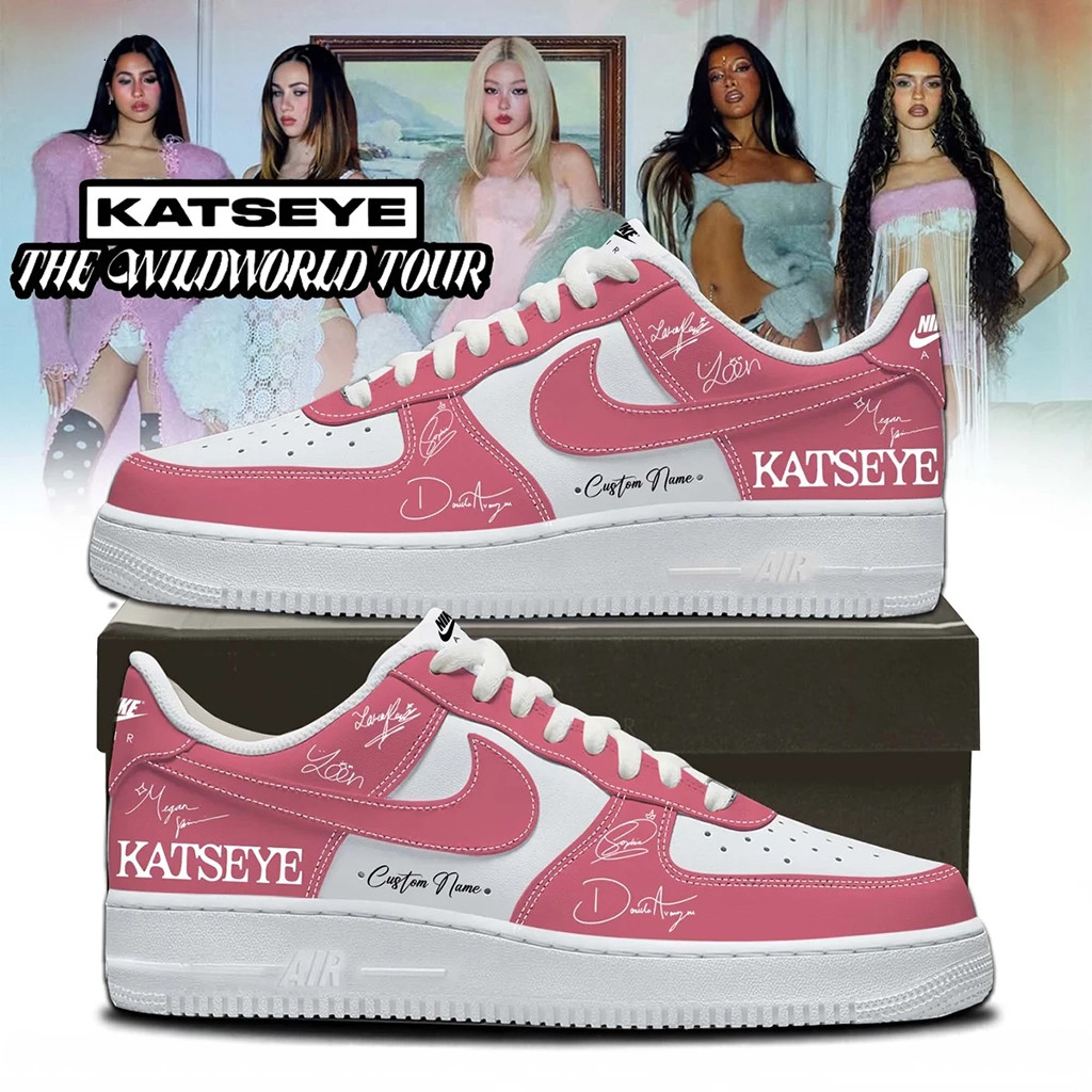 Customized KATSEYE Merch 2026 The Wildworld Tour Signature Shoes Sneakers Gift For Besties