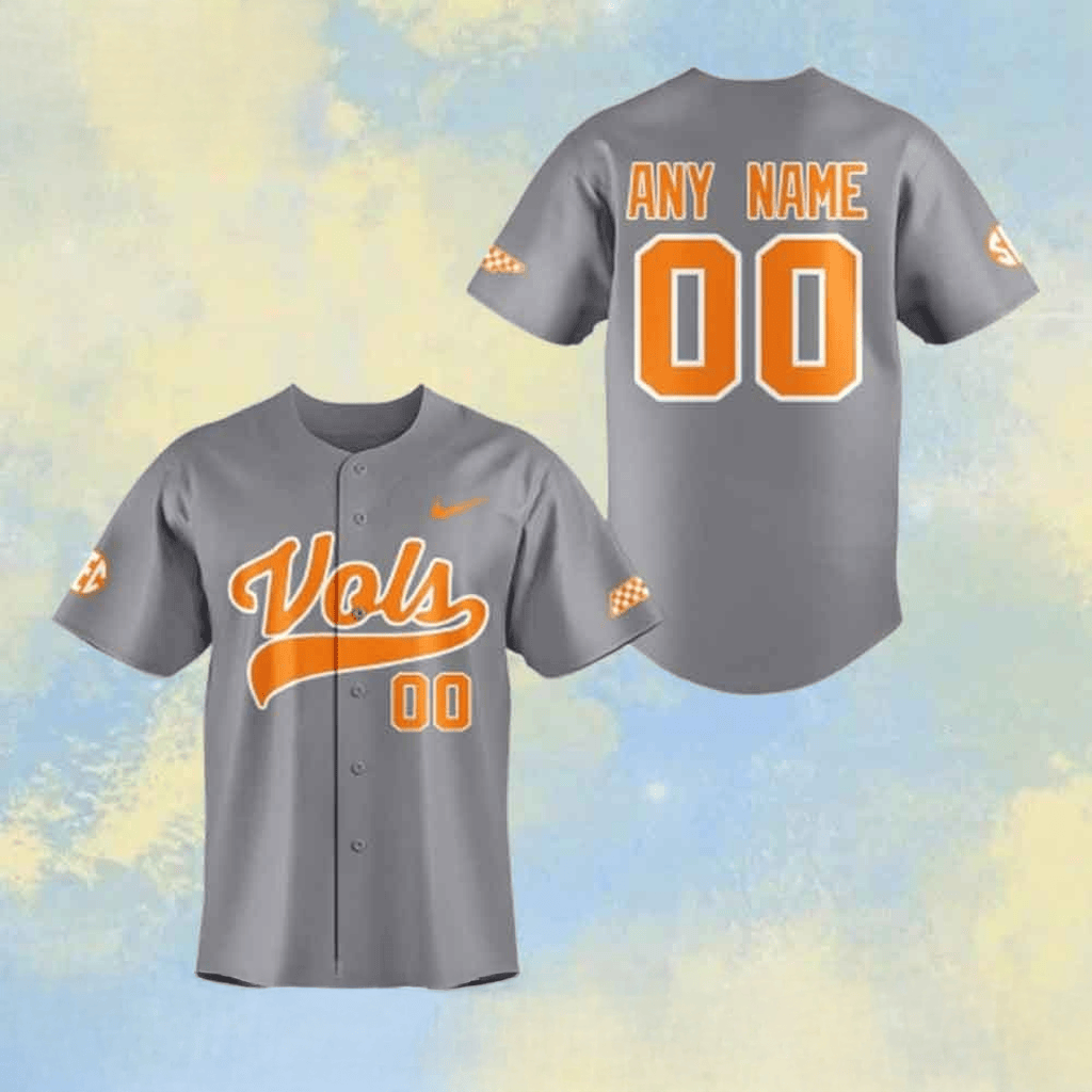 Customized Tennessee Volunteers Baseball Jersey Best Gifts For Baseball Lovers