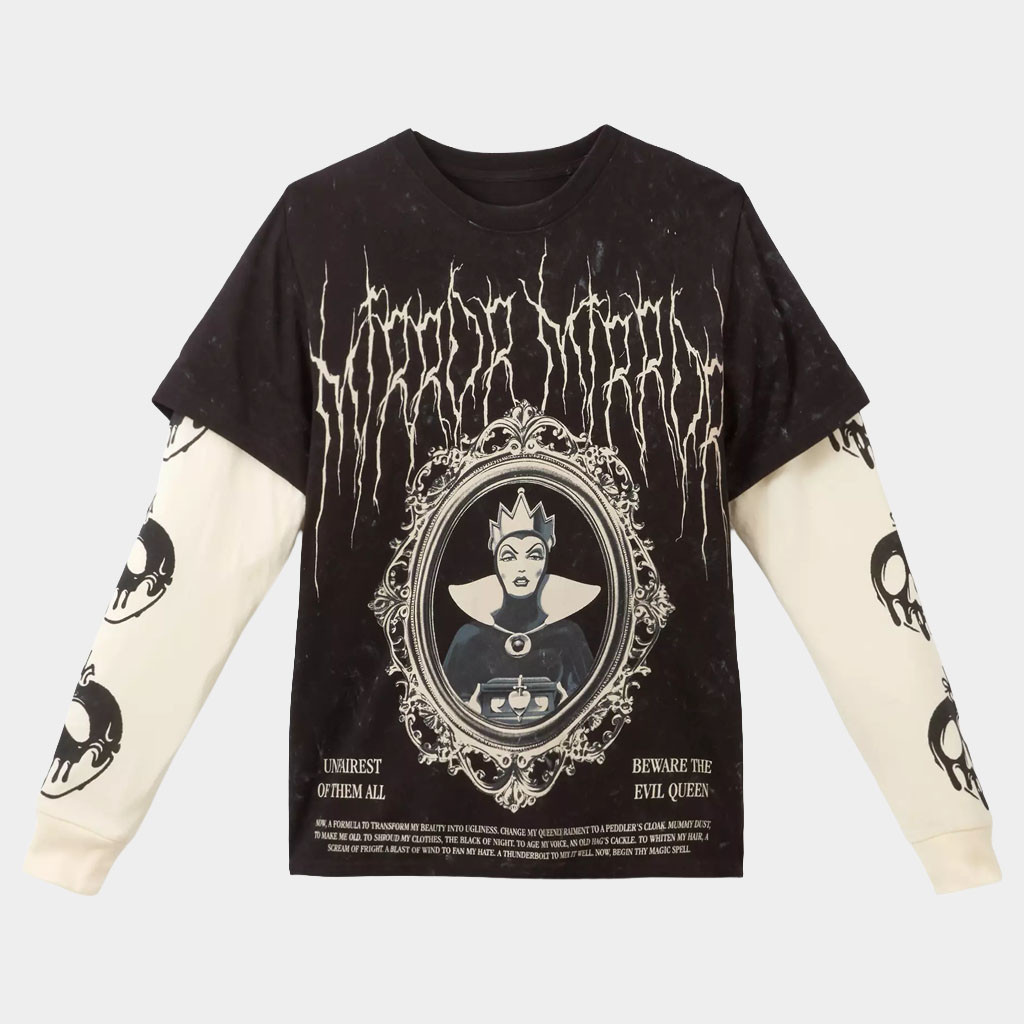 D Metal Merch 2026 Evil Queen Long Sleeve T-Shirt Snow White and the Seven Dwarfs Merch Gifts