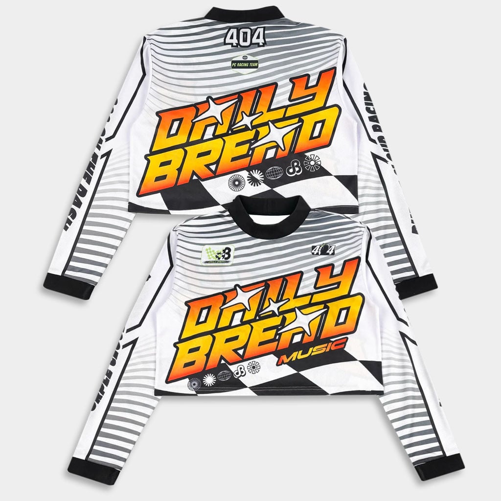 Daily Bread Merch 2026 Purple Cloud Racing Moto Cropped Long Sleeve Shirt Gifts For Her