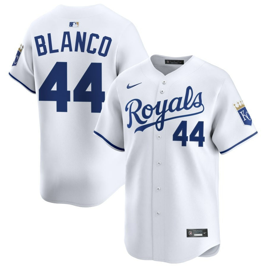 Dairo Blanco Kansas City Royals 2025 Home Limited Jersey - White