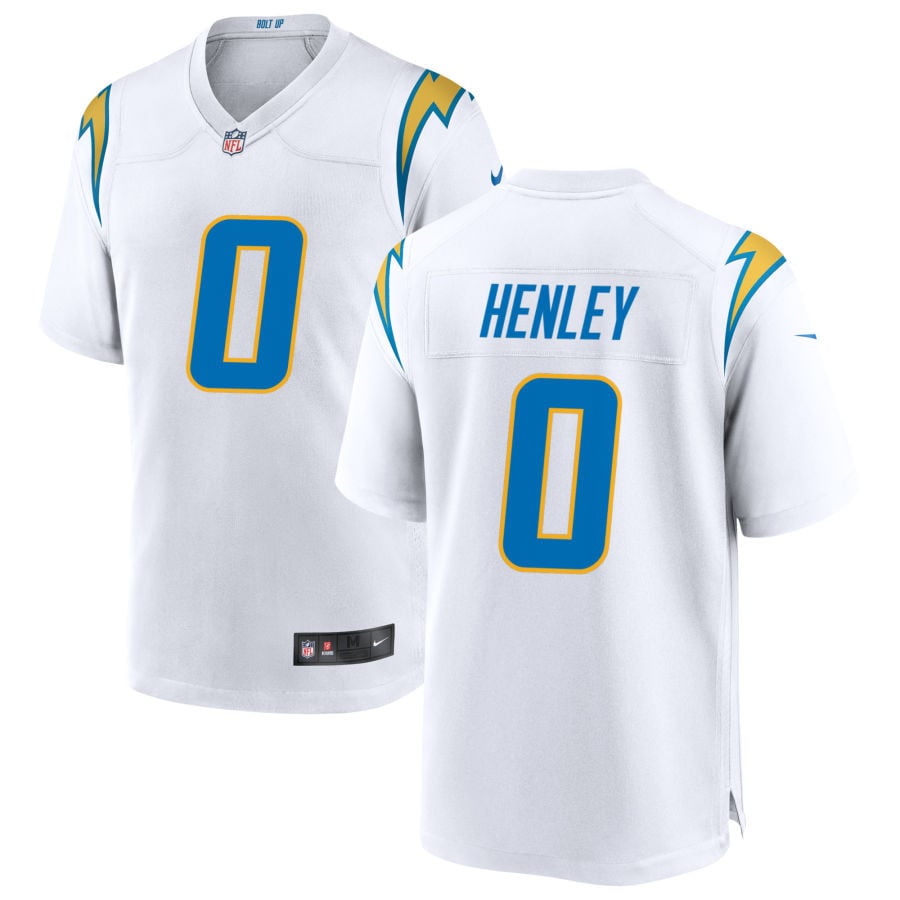 Daiyan Henley Los Angeles Chargers 2025 Game Jersey - White