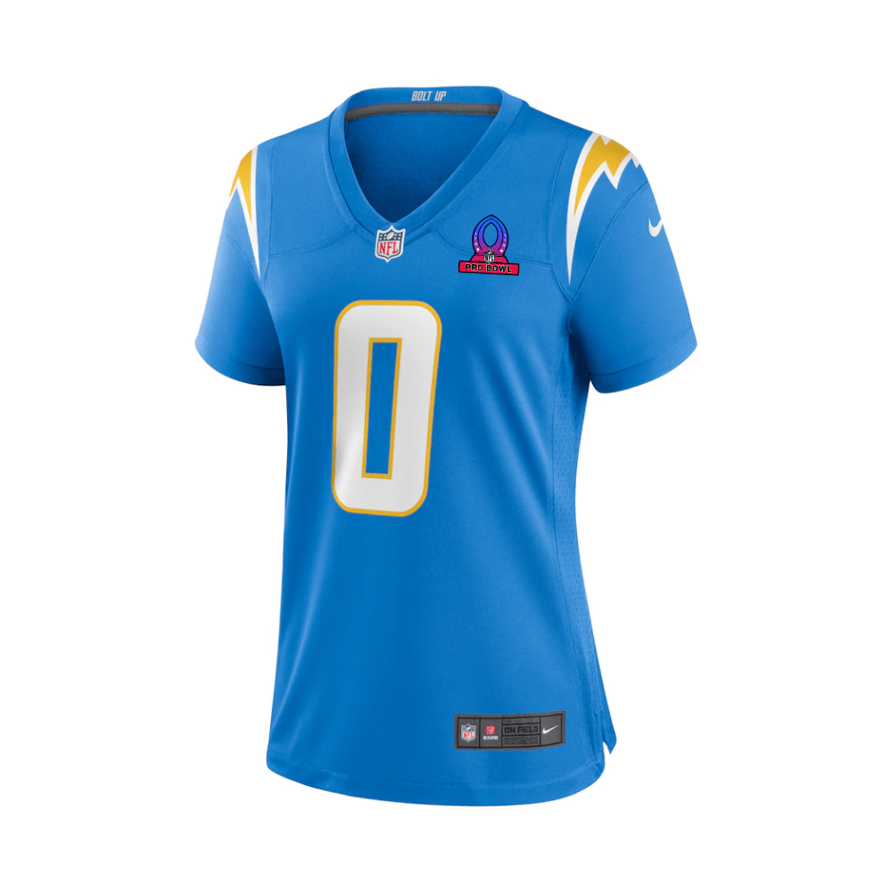 Daiyan Henley Los Angeles Chargers 2025 Pro Bowl Patch Game Jersey - Powder Blue - Image 3