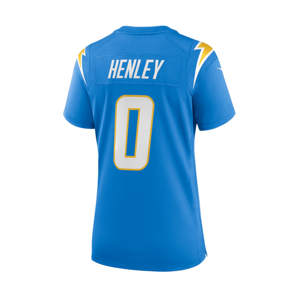 Daiyan Henley Los Angeles Chargers 2025 Pro Bowl Patch Game Jersey - Powder Blue - Image 2