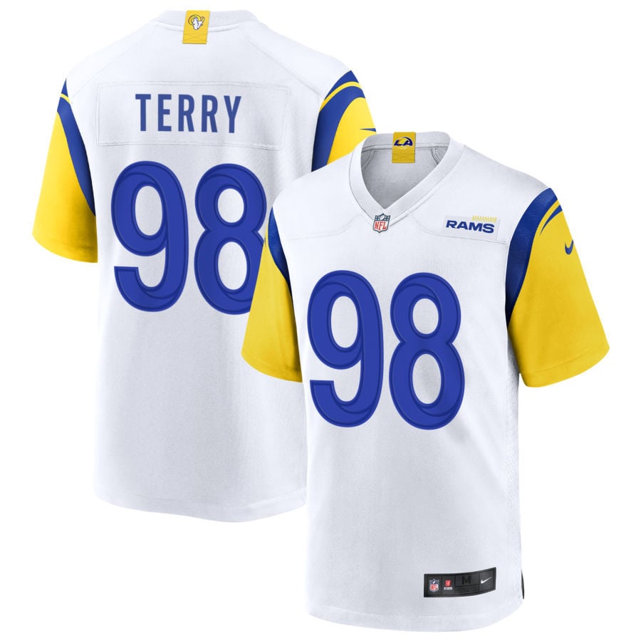 Da'Jon Terry Los Angeles Rams 2025 Alternate Jersey - White