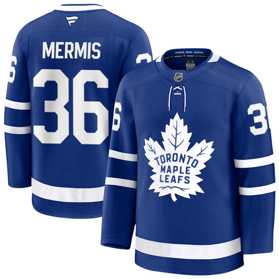 Dakota Mermis Toronto Maple Leafs 2025 Home Jersey - Blue 1 Dakota Mermis Toronto Maple Leafs 2025 Home Jersey - Blue