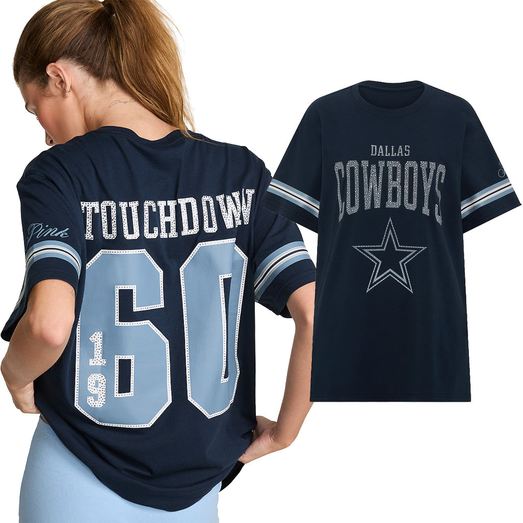 Dallas Cowboys Campus T-Shirt Victoria Secret NFL Merch 2026 Presents For Football Fans