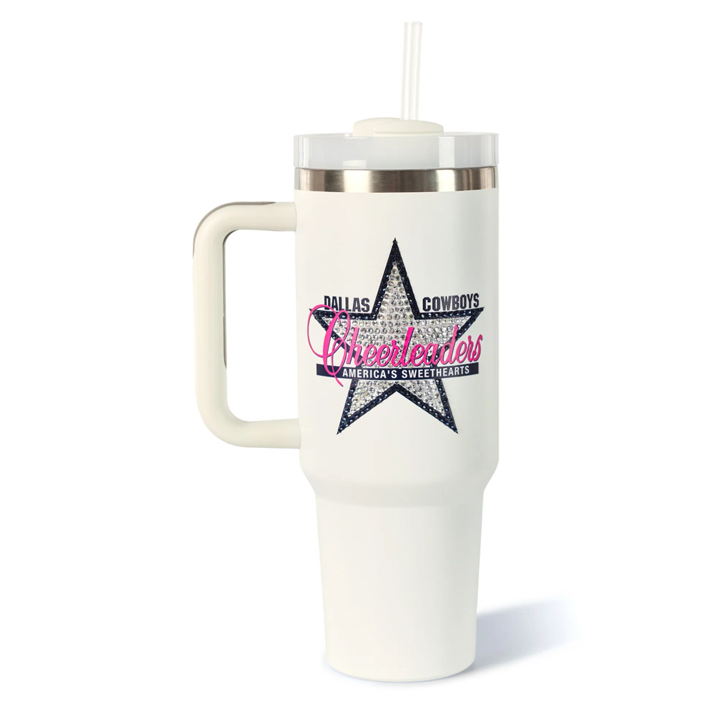 Dallas Cowboys Cheerleaders Merch 2026 DCC America's Sweethearts Tumbler White Gifts For Mom