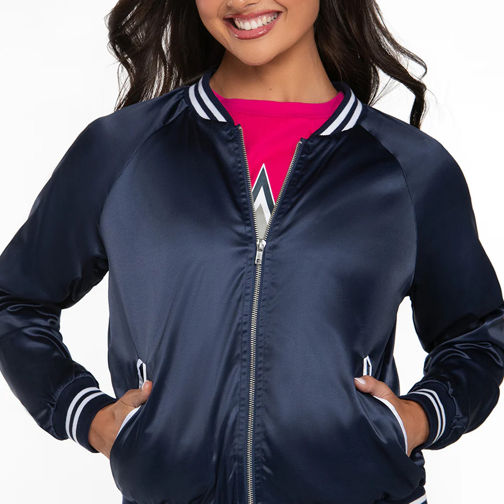 Dallas Cowboys Cheerleaders Merch 2026 DCC Bomber Jacket Navy Birthday Gift Ideas For Her