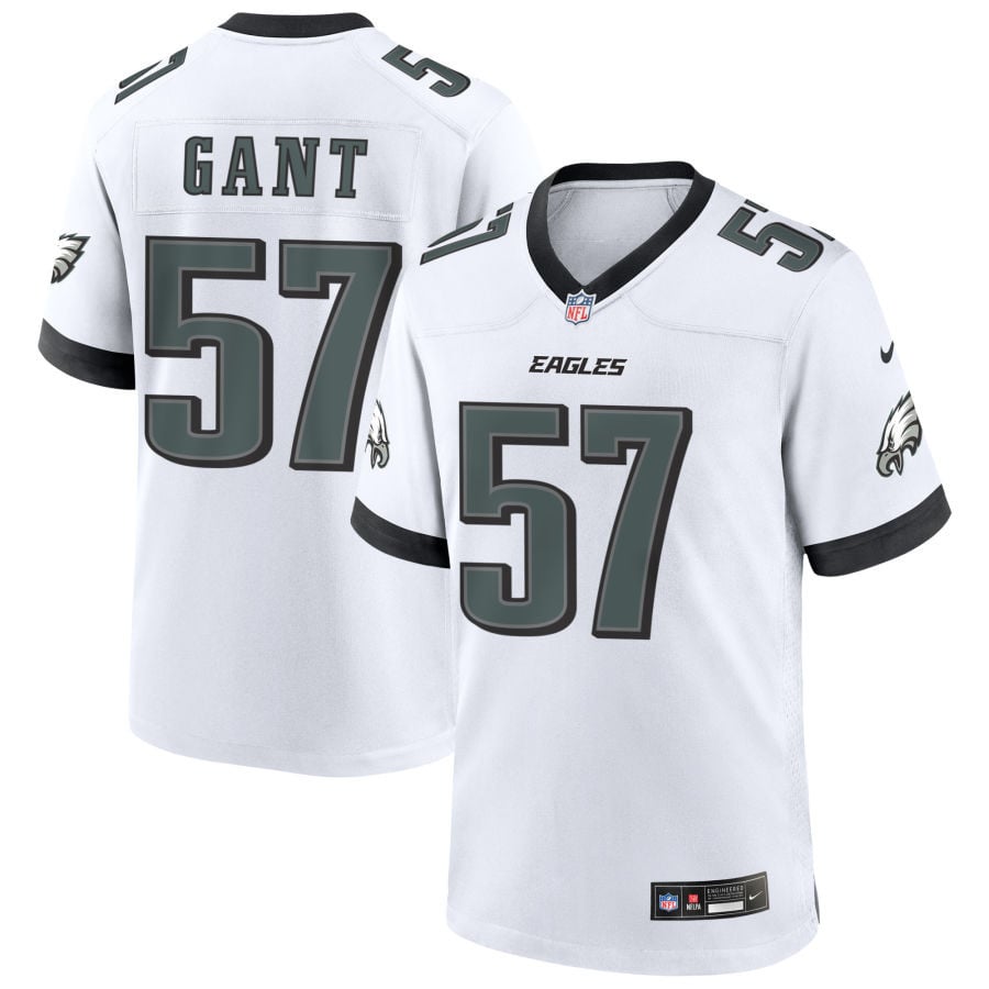 Dallas Gant Philadelphia Eagles 2025 Game Jersey - White