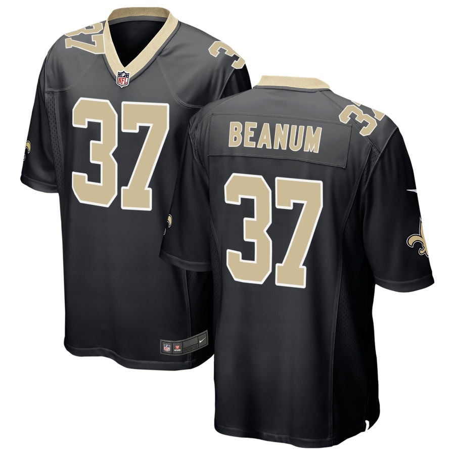 Dalys Beanum New Orleans Saints 2025 Game Jersey - Black