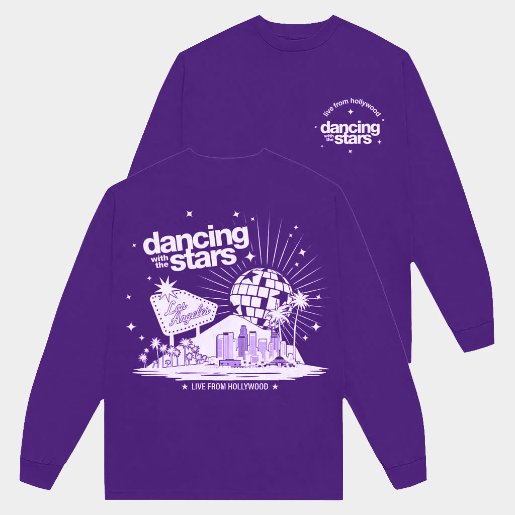 Dancing With The Stars Merch DWTS 2026 Live From Hollywood Long Sleeve Shirt Fan Gifts